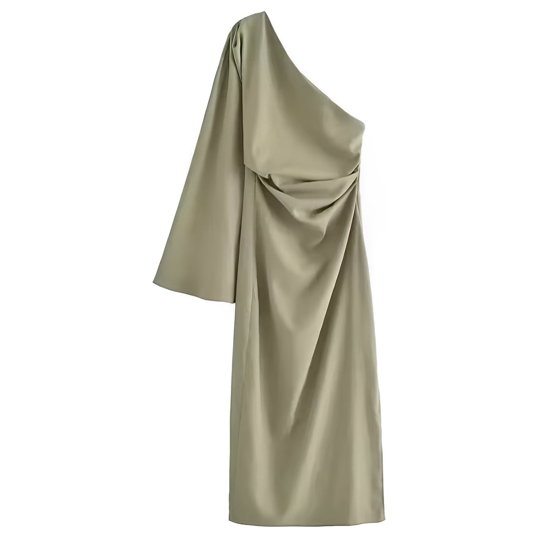 Aurore Midi Dress VERITI Khaki S 