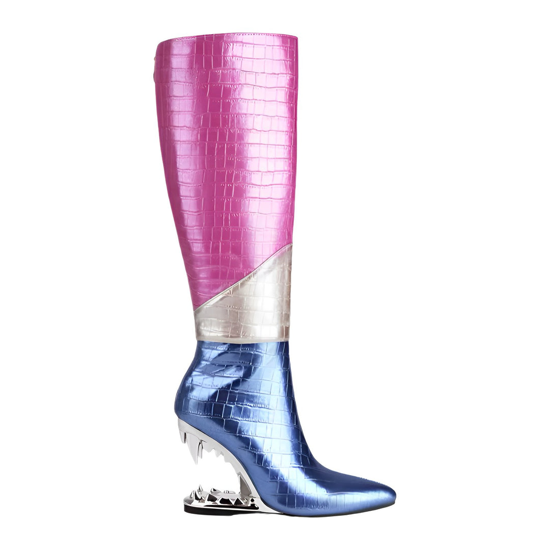 Camille Knee-High Boots VERITI Purple 4.5 