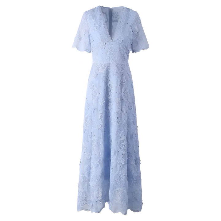 Claudine Maxi Dress VERITI Blue S 