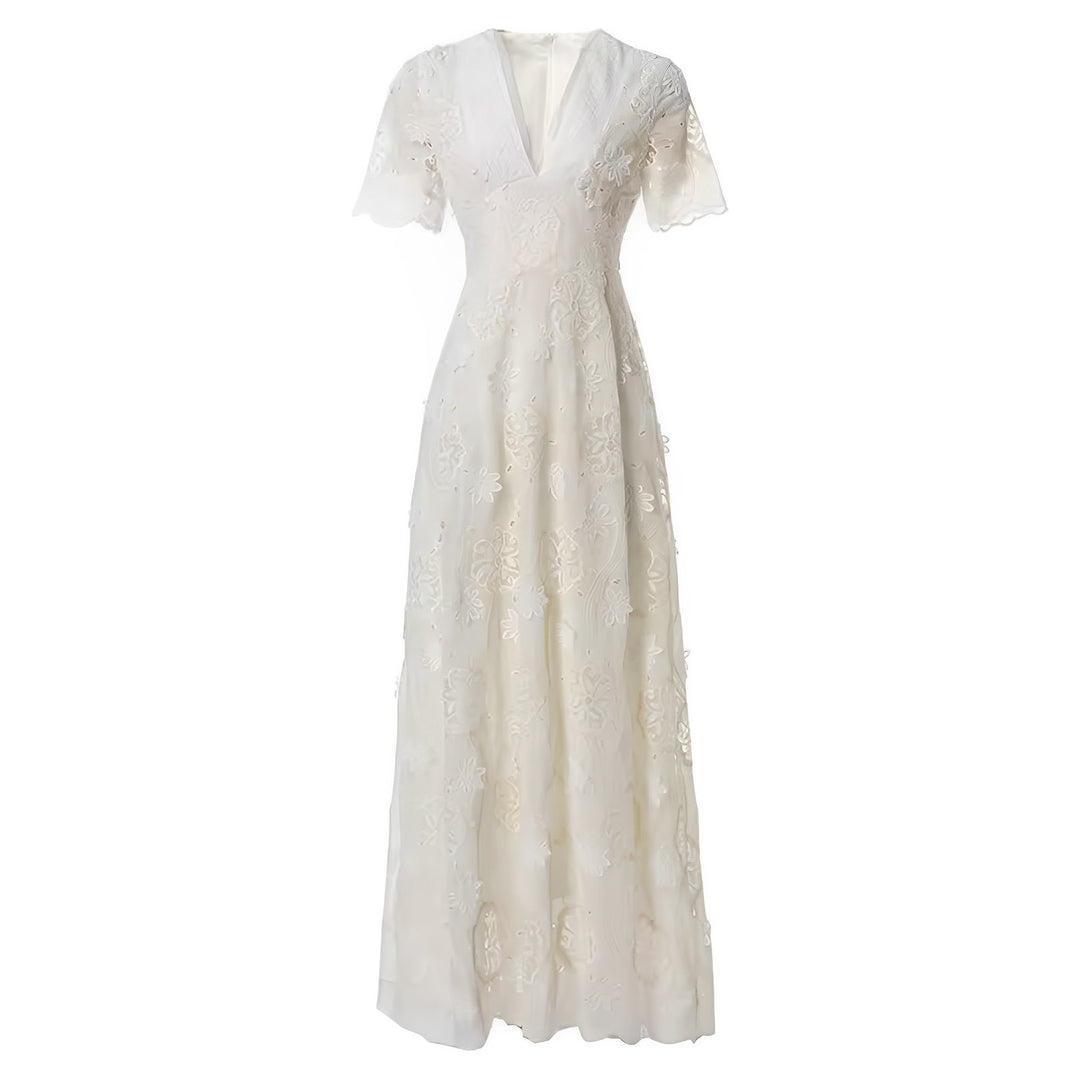 Claudine Maxi Dress VERITI White S 