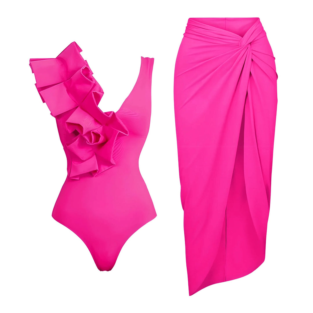 Colette One-Piece Swimsuit and Sarong Set VERITI S 