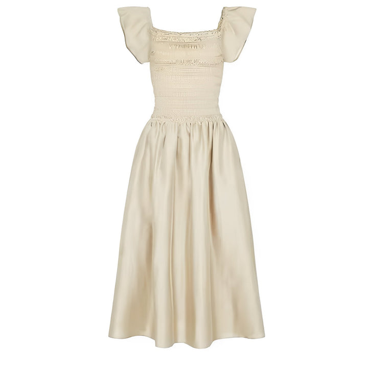 Cyrielle Midi Dress VERITI Beige S 