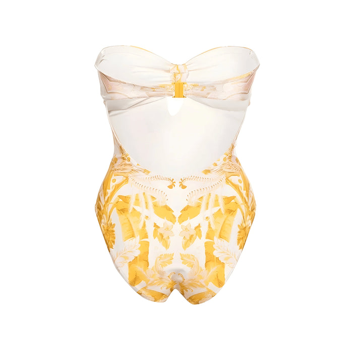 Delphine One-Piece Swimsuit and Sarong Set VERITI 