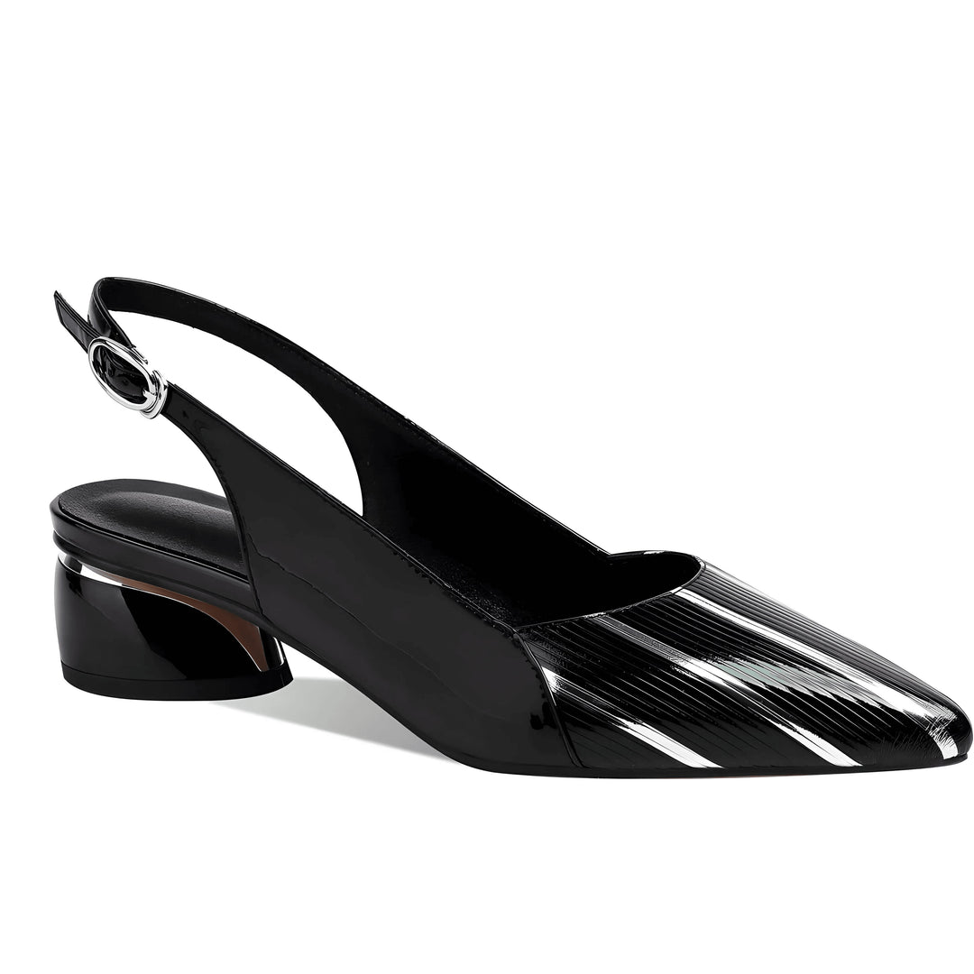Dominique Leather Pumps VERITI Black 4 
