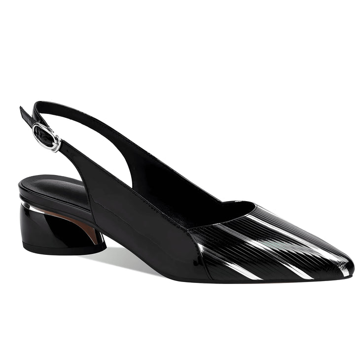 Dominique Leather Pumps VERITI Black 4 