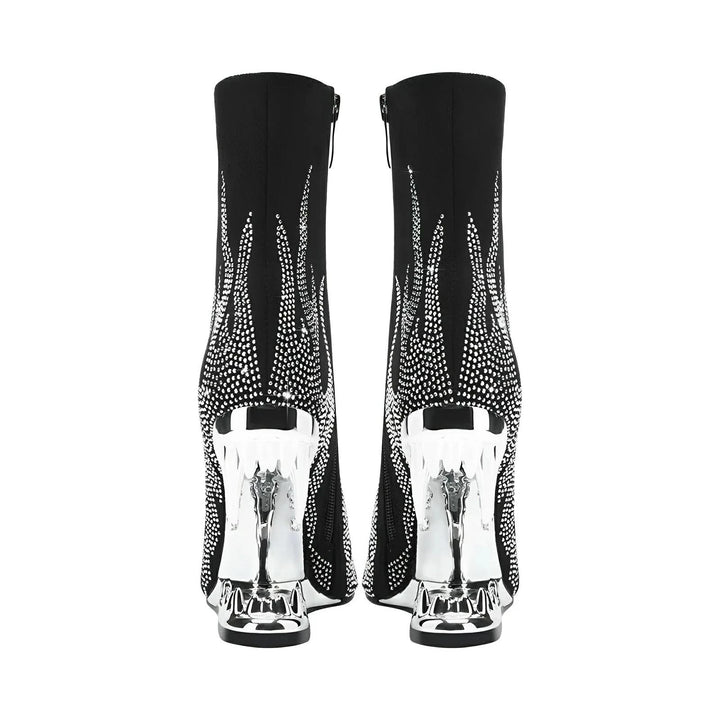 Ember Rhinestone Ankle Boots VERITI 