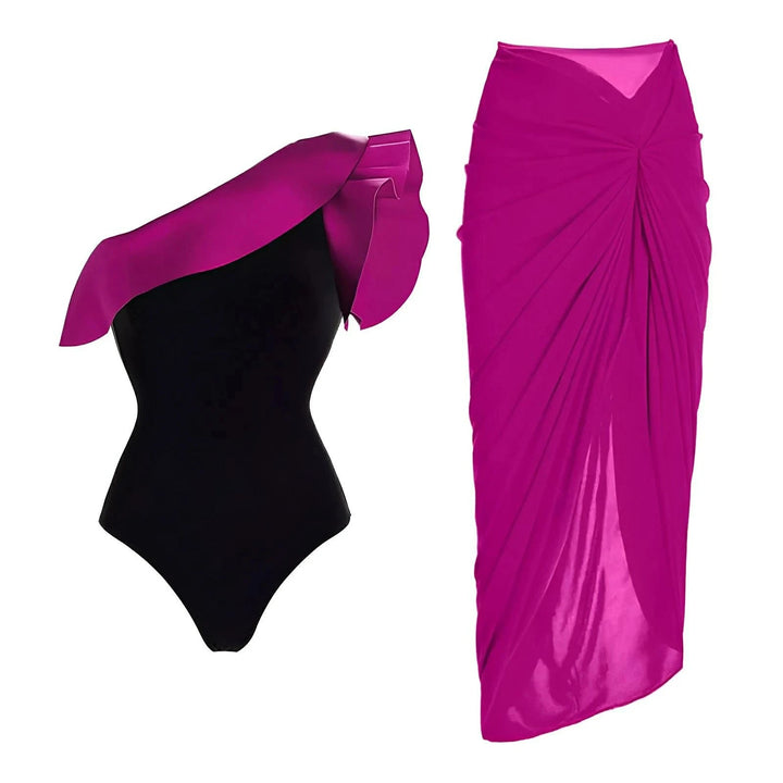 Genevieve One-Piece Swimsuit and Sarong Set VERITI S 