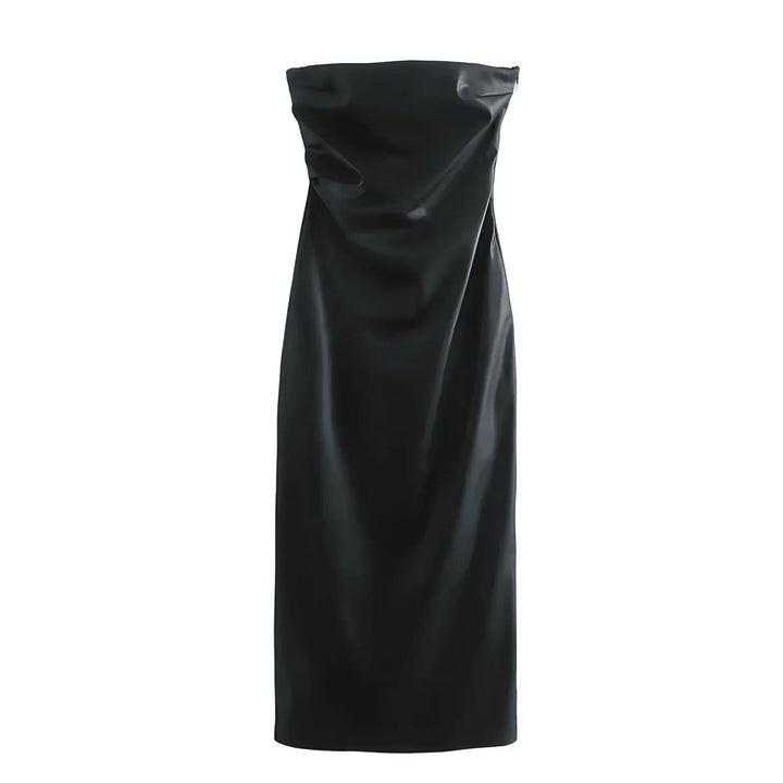 Gia Faux Leather Midi Dress VERITI XS 