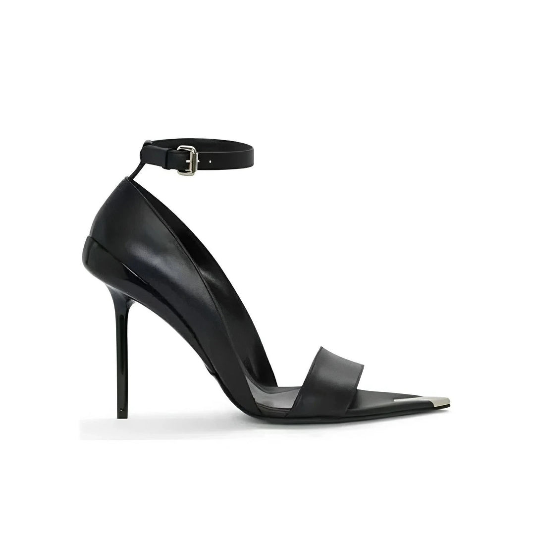 Josiane Stiletto Sandals VERITI Black 4 