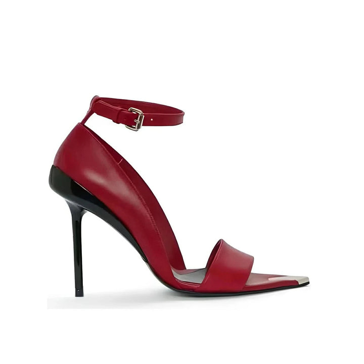 Josiane Stiletto Sandals VERITI Red 4 