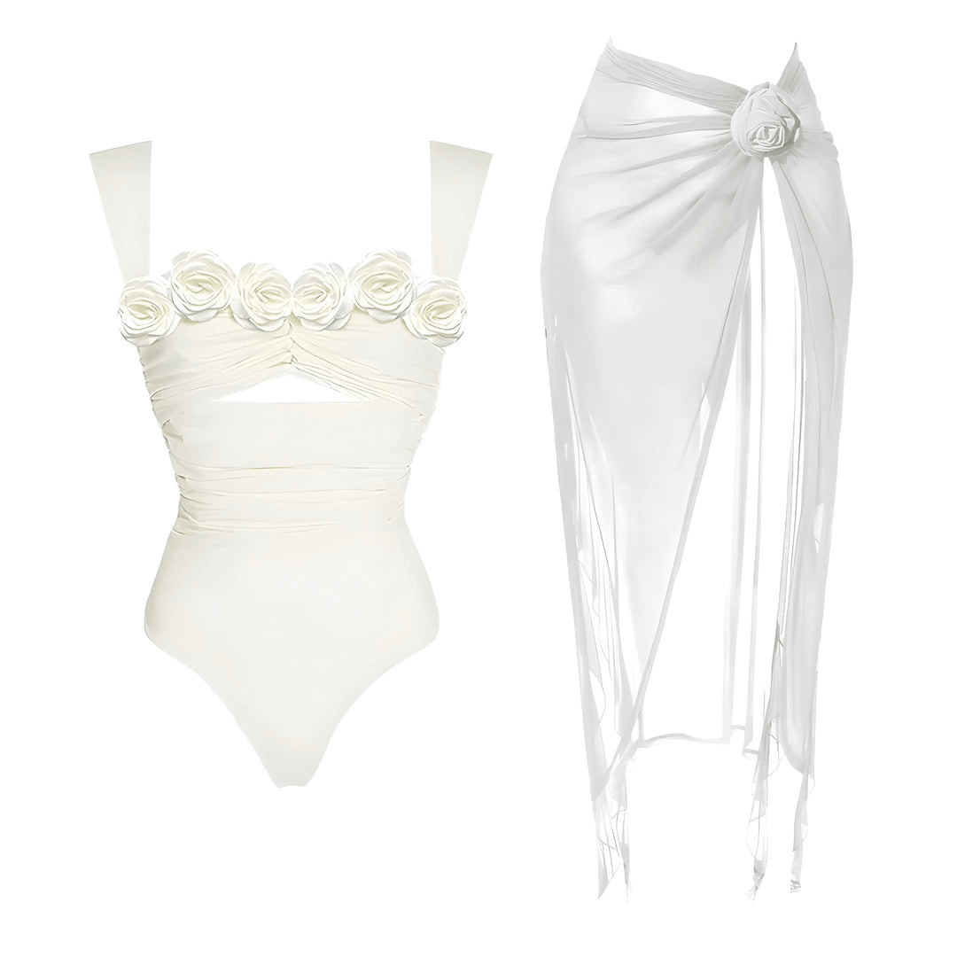 Juliette One-Piece Swimsuit and Sarong Set VERITI S 