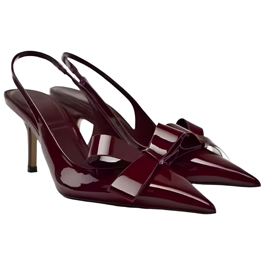 Juliette Stiletto Pumps VERITI Burgundy 6 