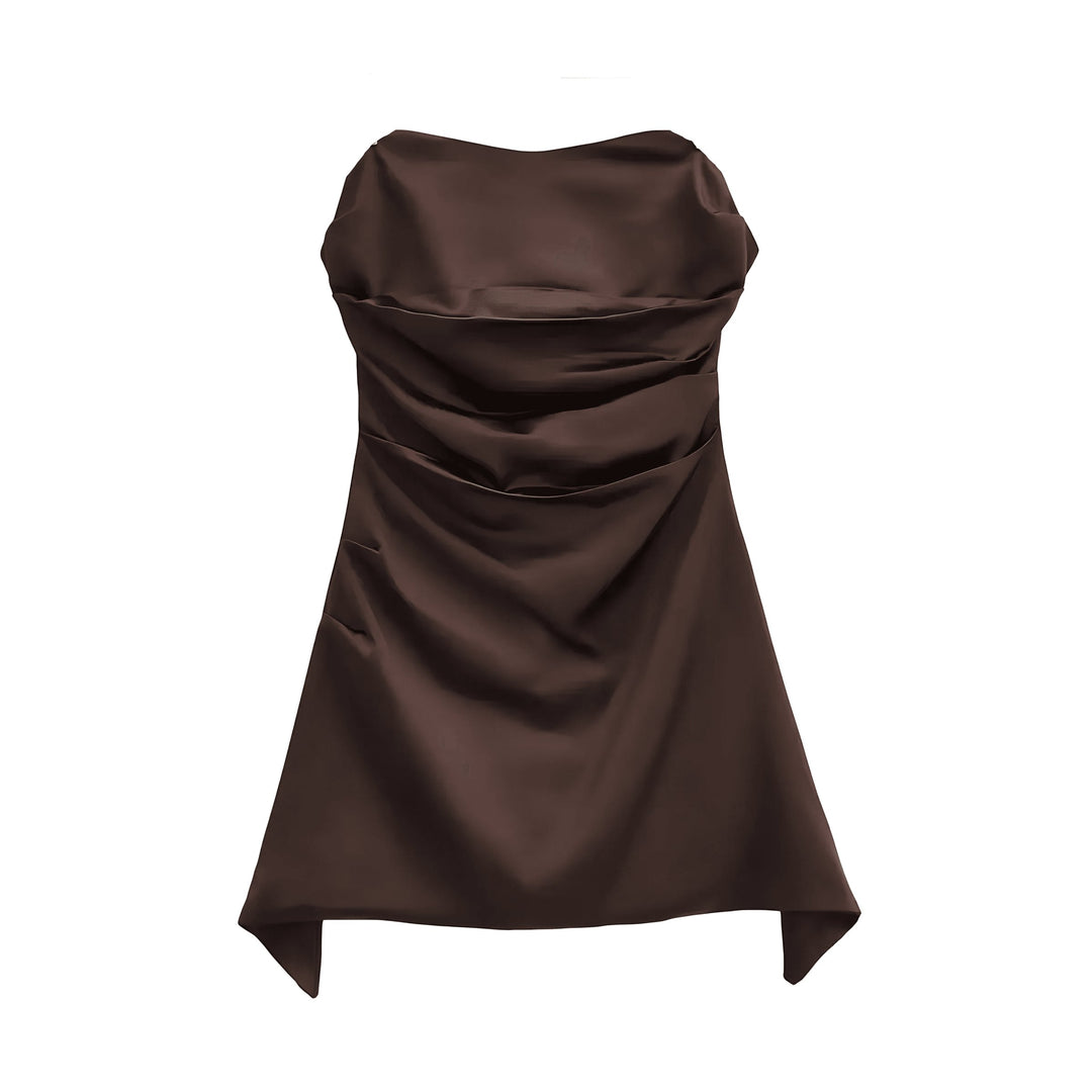 Lorraine Midi Dress VERITI Brown S 