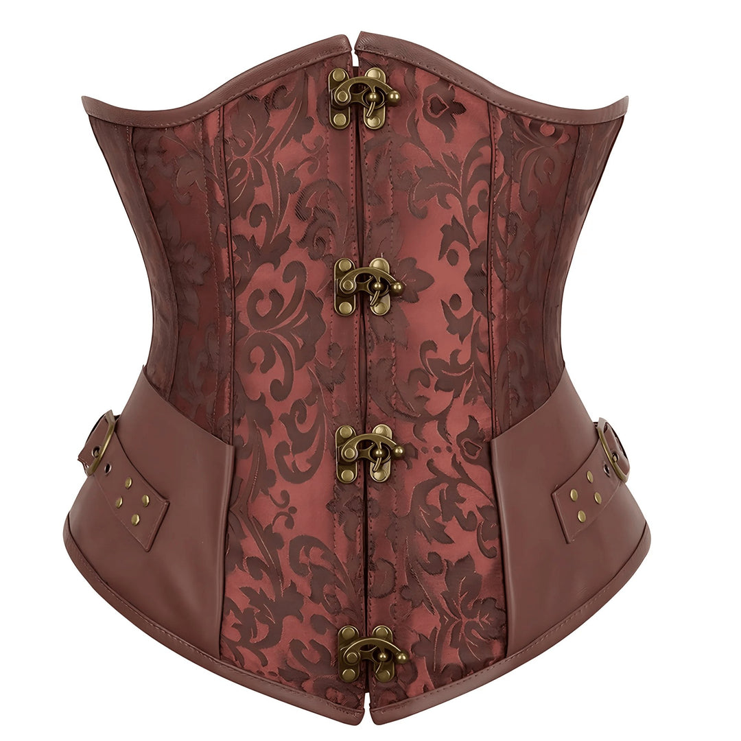 Noemie Jacquard Corset VERITI Brown S 