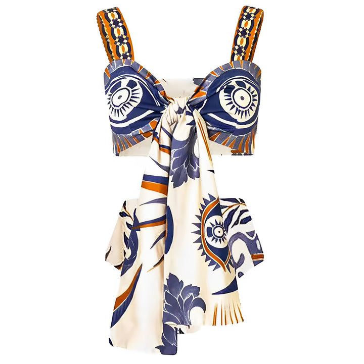 Panthera One-Piece Swimsuit and Sarong Set VERITI 