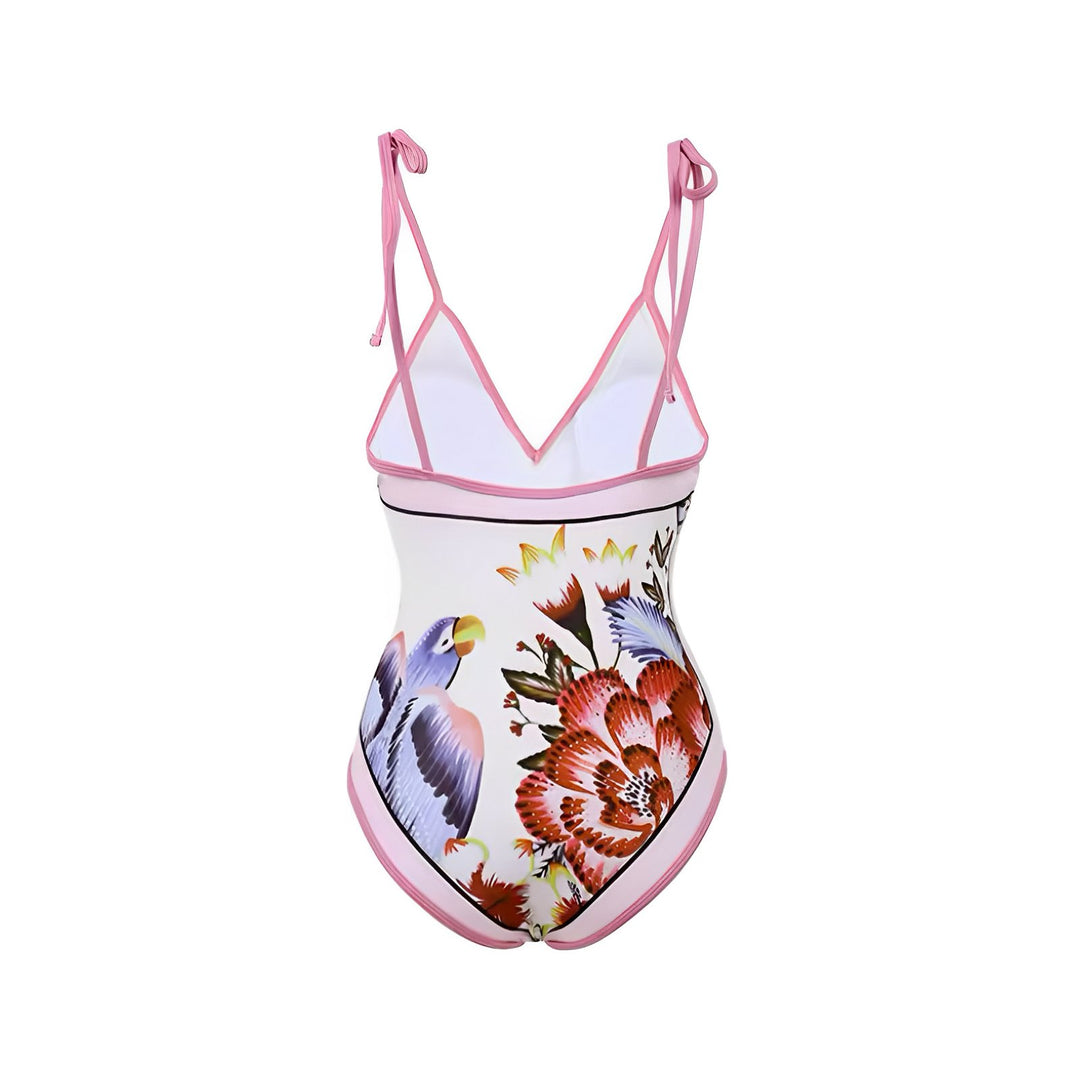 Paulette One-Piece Swimsuit and Sarong Set VERITI 
