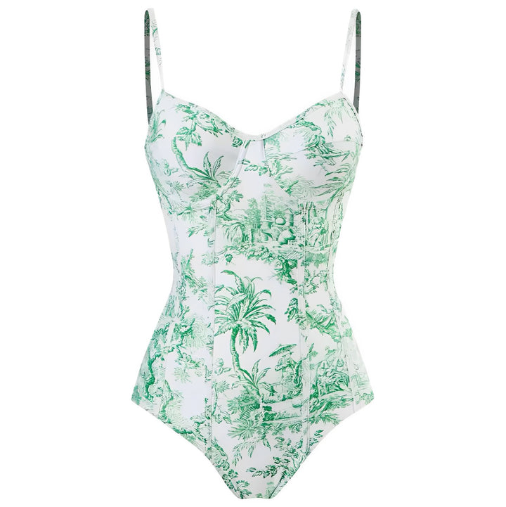 Renee One-Piece Swimsuit and Sarong Set VERITI 