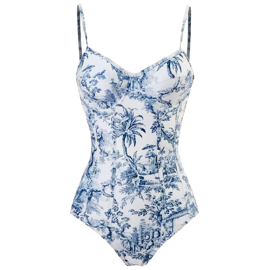 Renee One-Piece Swimsuit and Sarong Set VERITI 