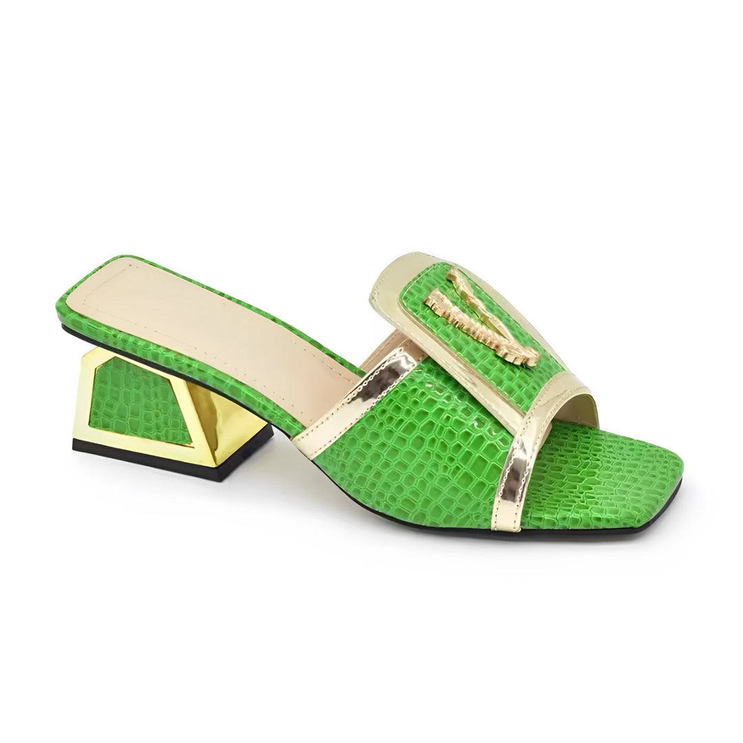 Sidonie Open-Toe Sandals VERITI Green 7 