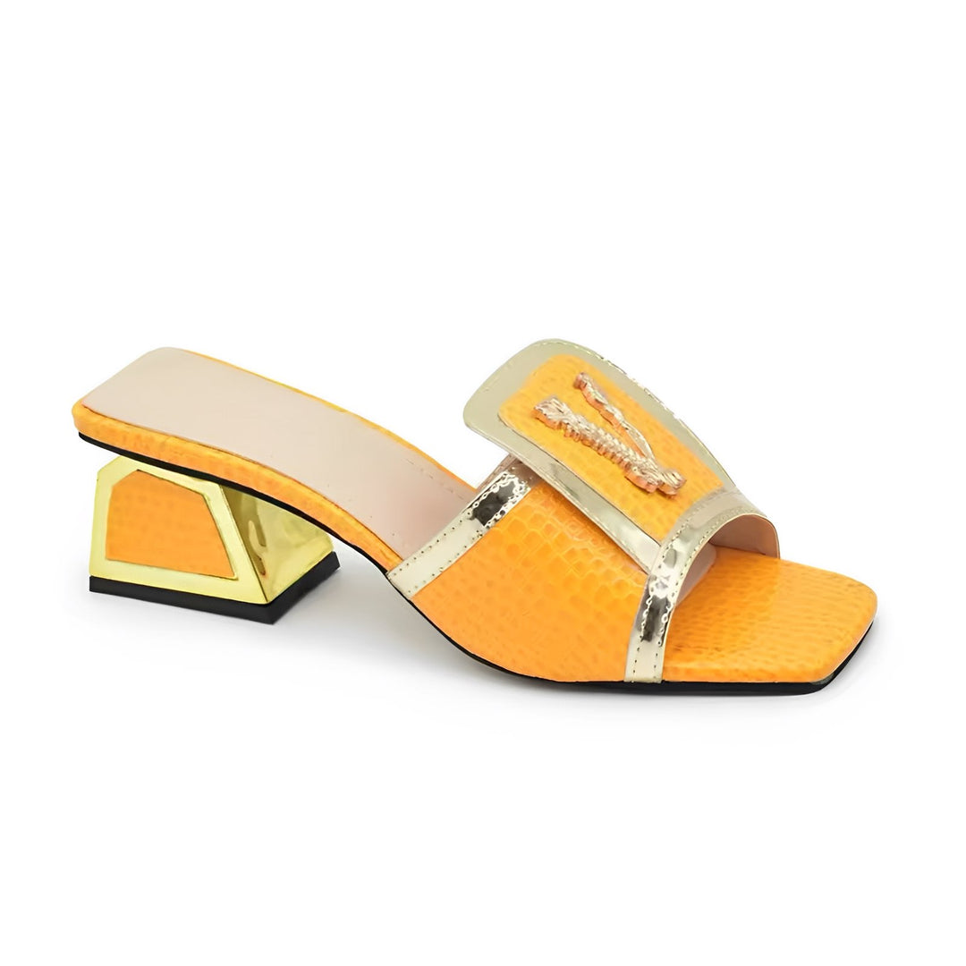 Sidonie Open-Toe Sandals VERITI Orange 7 