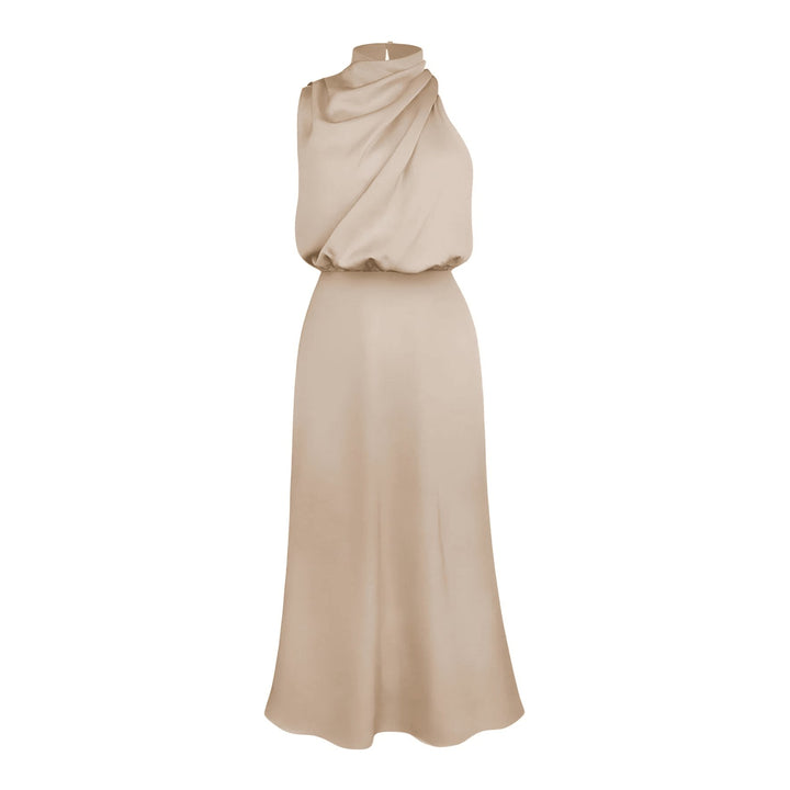 Sylvie Midi Dress VERITI Khaki S 