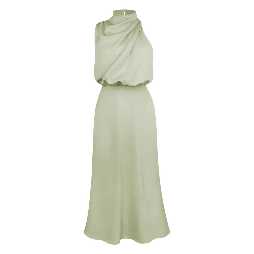 Sylvie Midi Dress VERITI Olive S 