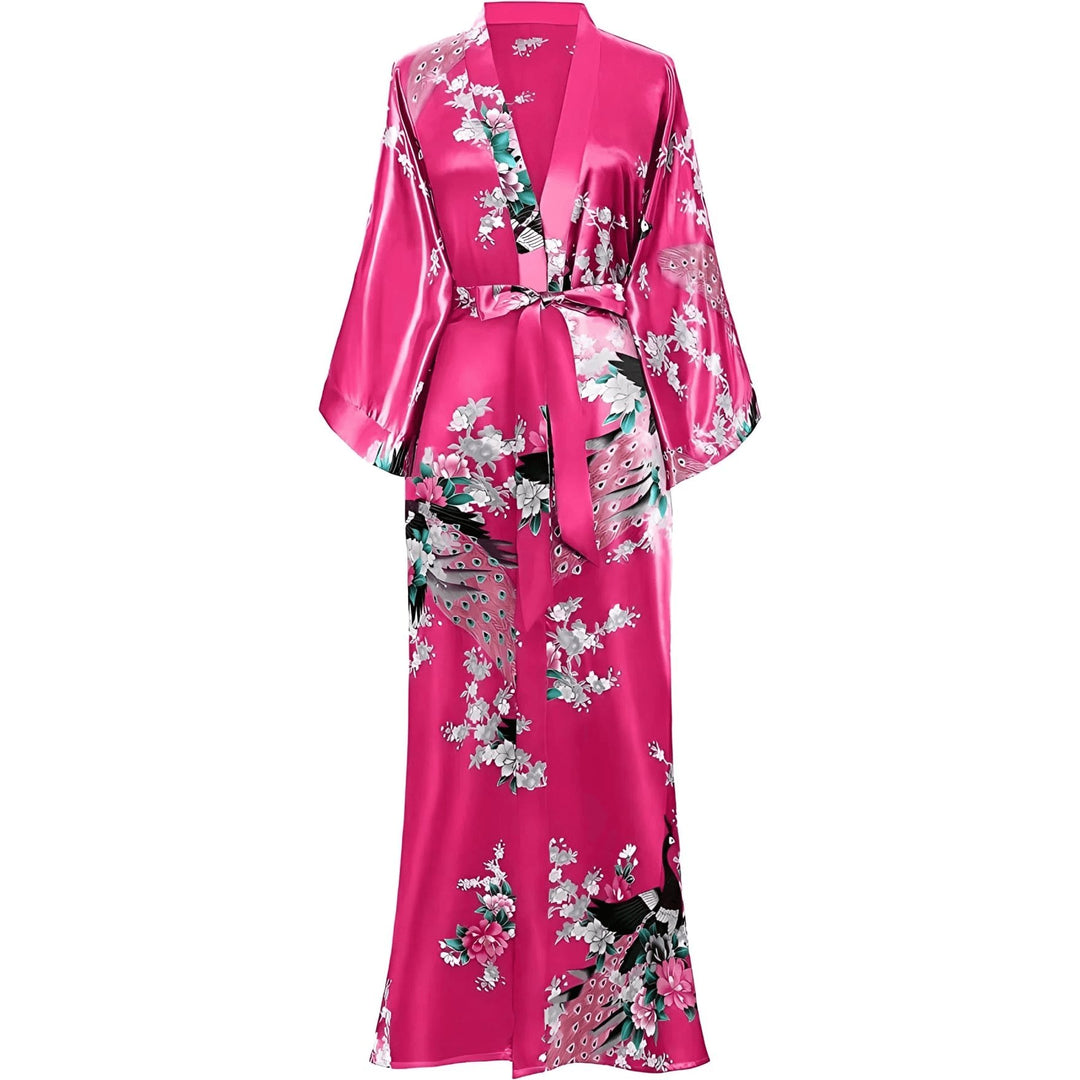 Syra Kimono Robe - Fuchsia VERITI 