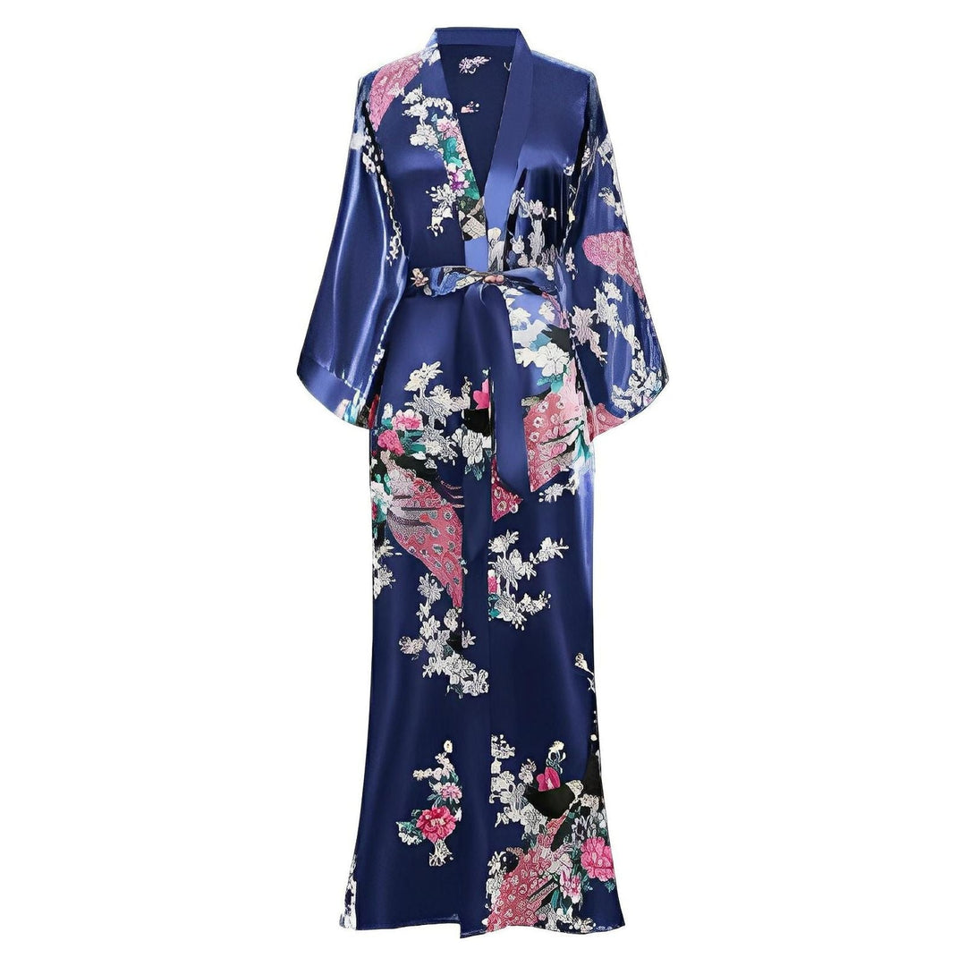 Syra Kimono Robe - Navy VERITI 