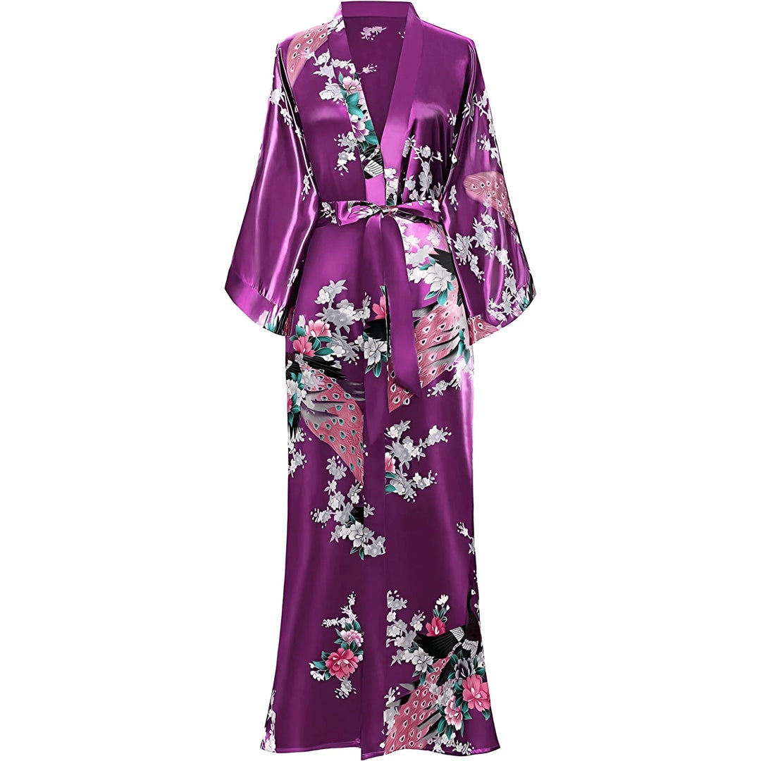 Syra Kimono Robe - Violet VERITI 