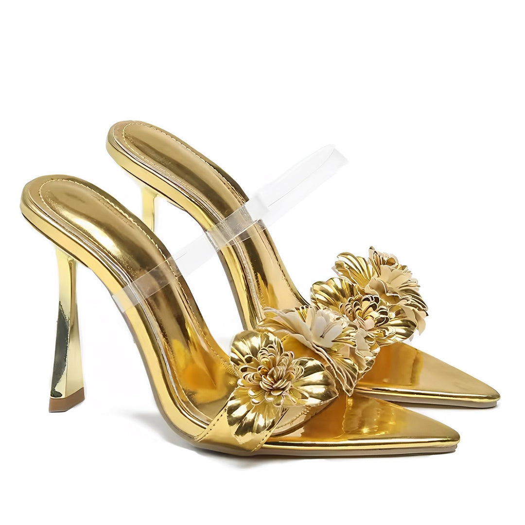 Valerie High Heel Sandals VERITI Gold 5.5 