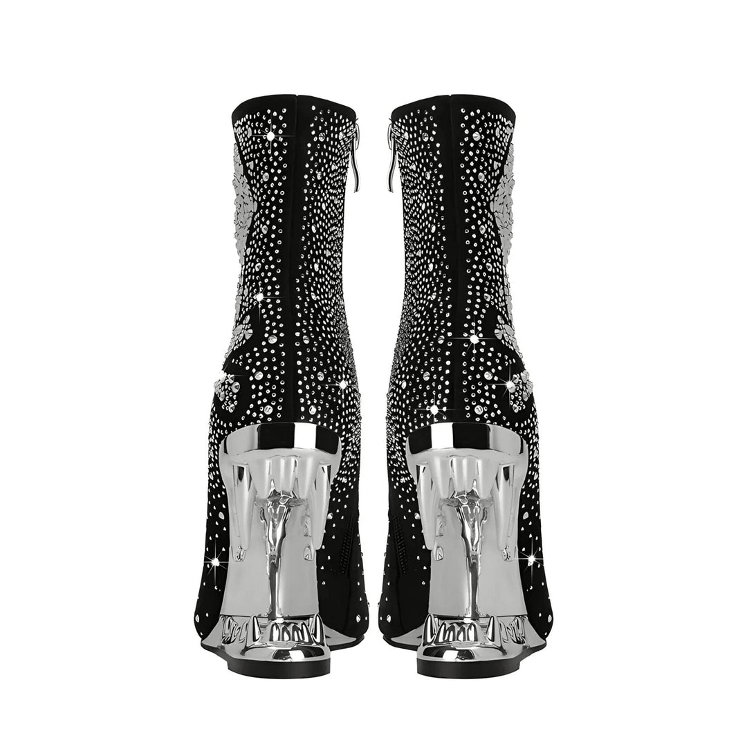 Victoire Rhinestone Ankle Boots VERITI 
