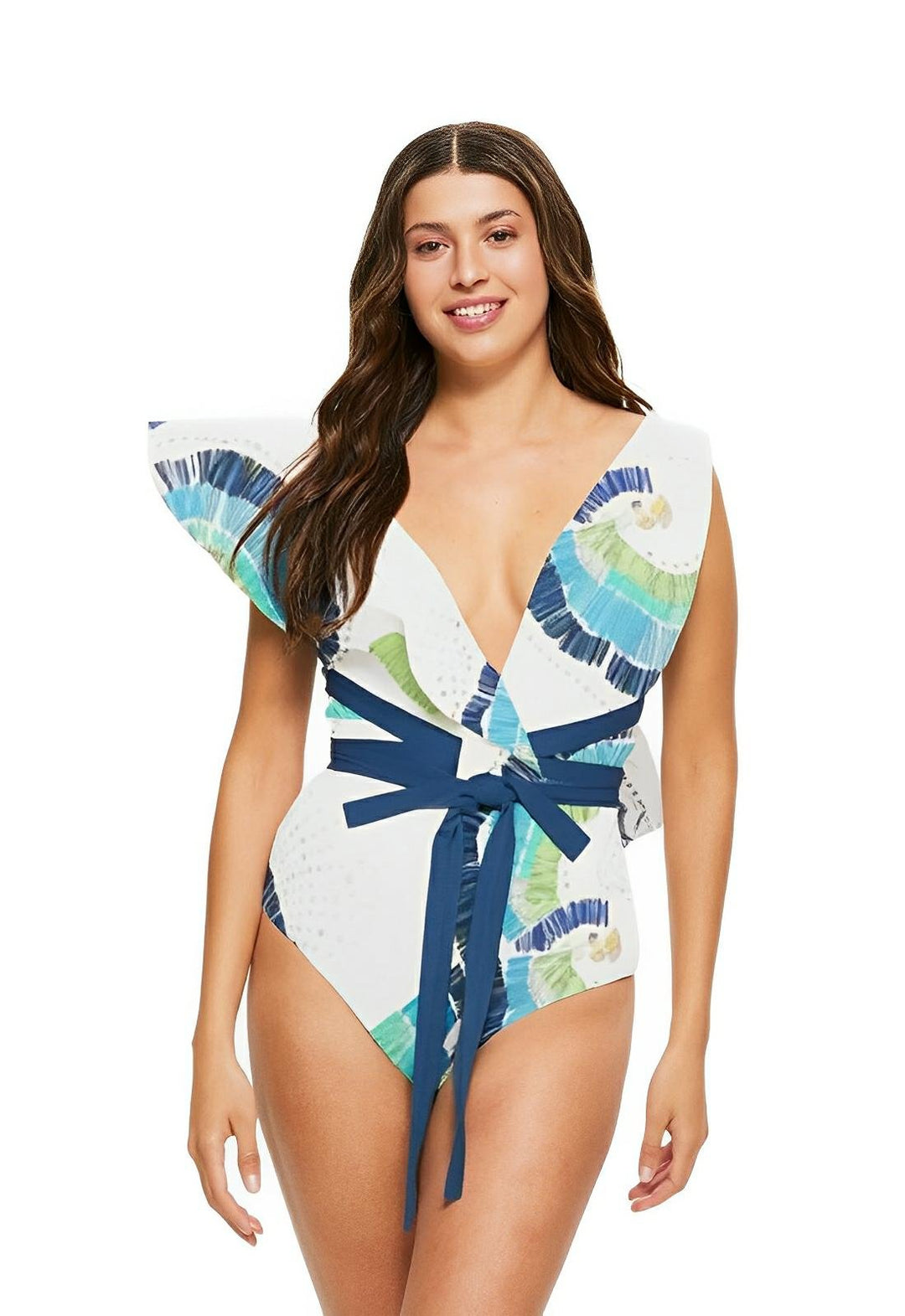 Vivienne One-Piece Swimsuit and Sarong Set VERITI 